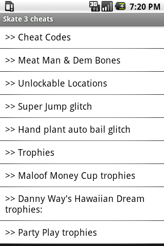 skate 3 cheats for xbox360