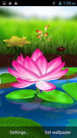 Lotus 3D Live Wallpaper मुफ्त डाउनलोड। 