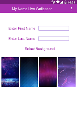 My name live wallpaper APK for Android - free download on Droid Informer