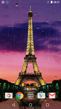 Lluvia en París Fondo Animado descarga gratis -  