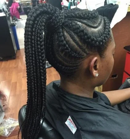 20 best cornrow braid hairstyles for black women with an updo  Tukocoke