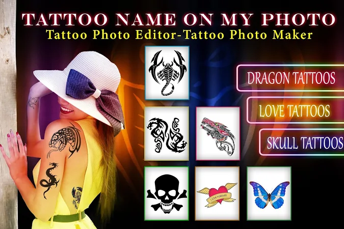 Tattoo my Photo मुफ्त डाउनलोड। ..editor ..designs