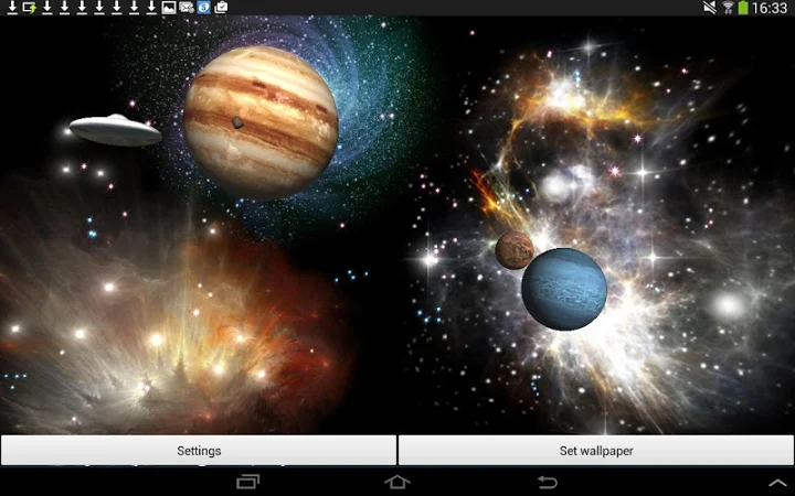Space Live Wallpaper 3D APK for Android - free download on Droid Informer