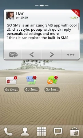 Pro go sms chat go Sending SMS
