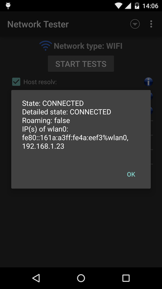 Network test. Как выключить bites Network Tester.