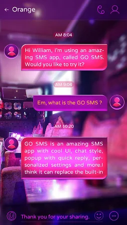 go sms pro themes purple