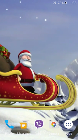 Père Noël Fond Décran Animé Téléchargement Gratuit Video